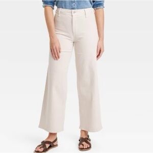 Universal Thread Sailor Wide-Leg Pants in Beige